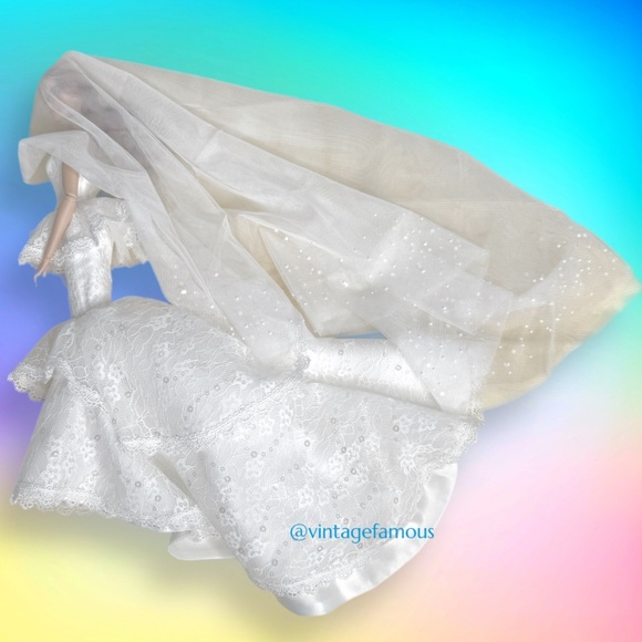 Integrity Fashion Doll Wedding Dress Gown Veil Beaded Toys Poeme D'Amour Vanessa - Picture 1 of 8